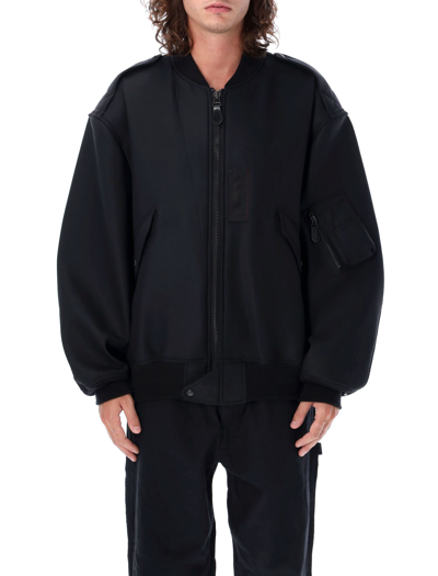 Junya Watanabe Zip-up Bomber Jacket In Black