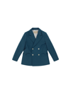 Gucci Coat For Boy In Dark Teal