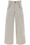 SACAI PEACH SKIN TECHNICAL CARGO PANTS