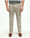 Brooks Brothers Big & Tall Five-pocket Stretch Corduroy Cotton Pants In Natural
