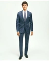 Brooks Brothers Classic Fit Wool Windowpane 1818 Suit In Medium Blue