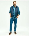Brooks Brothers Water Repellent Diamond Quilted Vest In Navy