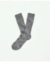 Brooks Brothers Cashmere Crew Socks | Grey