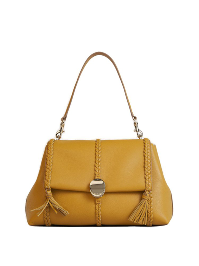 Chloé Penelope Medium Shoulder Bag In Brown