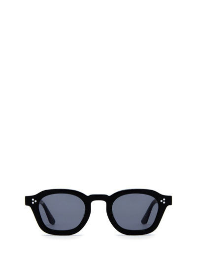 Akila Logos Square Frame Sunglasses In Black