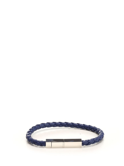Bottega Veneta Braid Bracelet In Blue