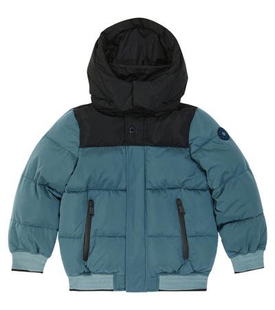 Scotch & Soda Kids' Puffer Jacket In Blue