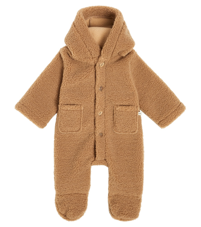The New Society Baby Aike Onesie In Brown