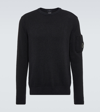 C.p. Company Cotton Crewneck Sweatshirt In Black