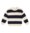 THE NEW SOCIETY TIRSO STRIPED WOOL-BLEND SWEATER
