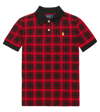 POLO RALPH LAUREN TARTAN COTTON POLO SHIRT