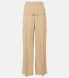 JACQUEMUS LE PANTALON LOW-RISE WIDE-LEG PANTS