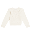 The New Society Lucia Cable-knit Wool-blend Sweater In Beige