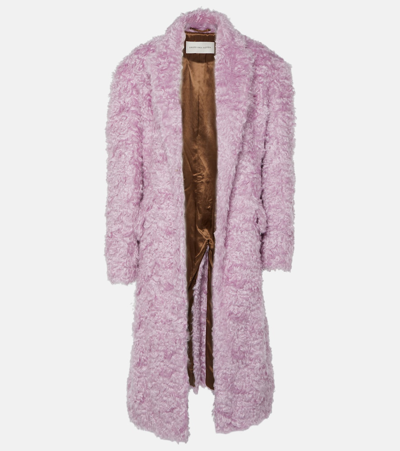 Dries Van Noten Woman Purple Coats In Lilac