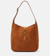 Saint Laurent Le 5 À 7 Small Suede Shoulder Bag In Brown