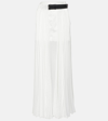 PETER DO BELTED PLEATED MIDI SKIRT