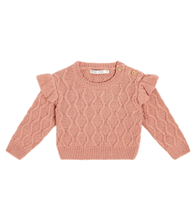 The New Society Baby Fantasy Wool-blend Sweater In Pink