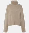 Lisa Yang Heidi Cashmere Turtleneck Sweater In Mole