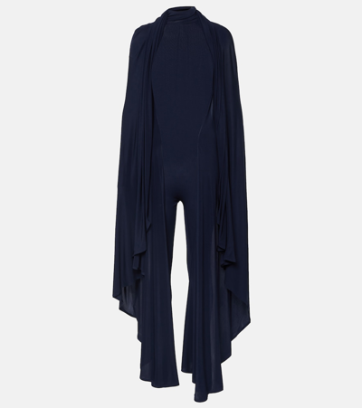 Alaïa Jersey Jumpsuit In Minuit