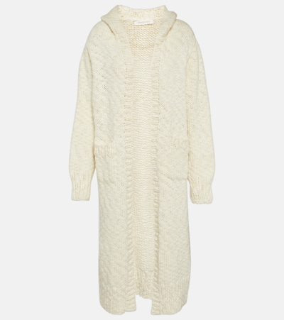 Zimmermann Wilk Wool Coat In White