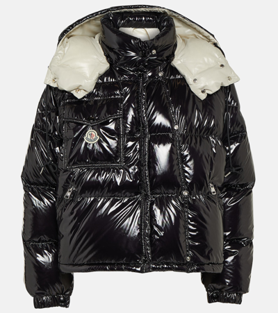 Moncler Karakorum Convertible Hooded Quilted Glossed-ripstop Down Jacket In Black