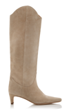 STAUD WALLY WESTERN SUEDE KNEE BOOTS