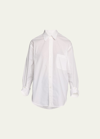 Citizens Of Humanity Kayla Button-front High-low Shirt In Optic White