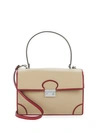 RED VALENTINO Colorblock Leather Top Handle Bag,0400095083032