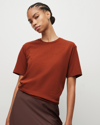Allsaints Pippa Embroidered Logo Boyfriend Cotton T-shirt