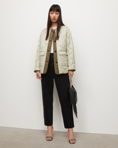 Allsaints Foxi Liner Jacket In 绿色