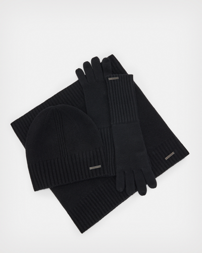 Allsaints Marcia Scarf In Black