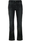 STELLA MCCARTNEY STAR STITCHED CROP FLARE JEANS,475511SHH3212170538