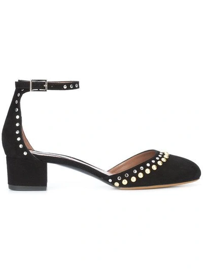 Tabitha Simmons 40mm Anais Studs Suede Pumps In Black