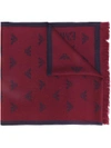 EMPORIO ARMANI jacquard logo scarf,6250097A30612174854