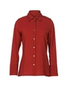 ANN DEMEULEMEESTER Solid color shirts & blouses,38660880HC 5