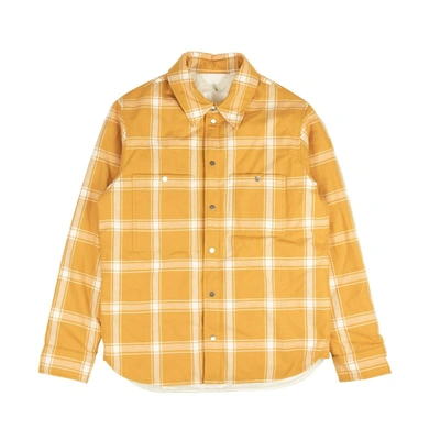 Moncler Yellow 2  1952 Lapetus Plaid Shirt Jacket