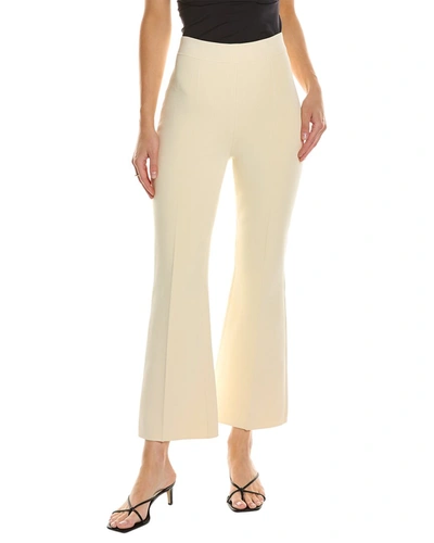 A.l.c Brooklyn Flared Pinktuck Ankle Pants In Beige