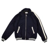 Rhude Navy Wool Boys Signature Bomber Jacket In Blue