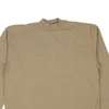 John Elliott Dust Brown Mockneck Long Sleeve T-shirt In Brown