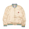Casablanca Souvenir Masao San Silk Bomber Jacket In Pink