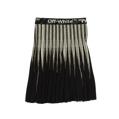 Off-white Black And White Bold Mini Skirt