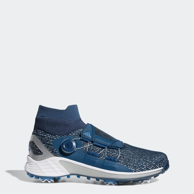 Adidas Originals Men's Adidas Zg21 Motion Primegreen Boa Mid Golf Shoes In Blue