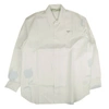 Off-white White Floral Striped Shirt In White