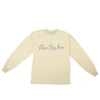 BLUE SKY INN CREAM COTTON LOGO LONG SLEEVE T-SHIRT