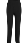 EMILIA WICKSTEAD ARABELLA WOOL-CREPE SLIM-LEG PANTS