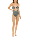 WEWOREWHAT O-RING BANDEAU ONE-PIECE