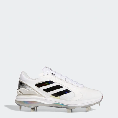 Adidas Originals Womens Adidas Purehustle 2 Elite Baseball Cleats In White/silver/iridescent