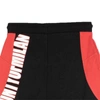 MARCELO BURLON COUNTY OF MILAN BLACK AND RED BLOCK COLOR SKIRT