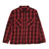 Marcelo Burlon County Of Milan Double Cargo Pocket Checked Shirt In Red