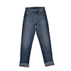 Marcelo Burlon County Of Milan Denim Vintage Two-tone Slim Jeans - Blue In Blue